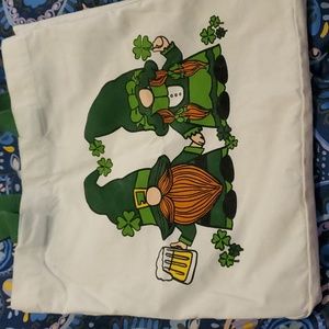 St.pattys day gnomes double sided tote bag